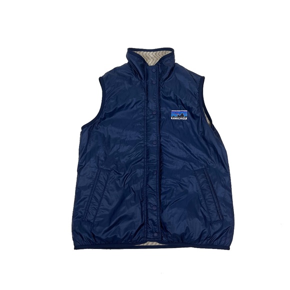 Patagonia Woolie Fleece Reversible Vest - Picture 1 of 6